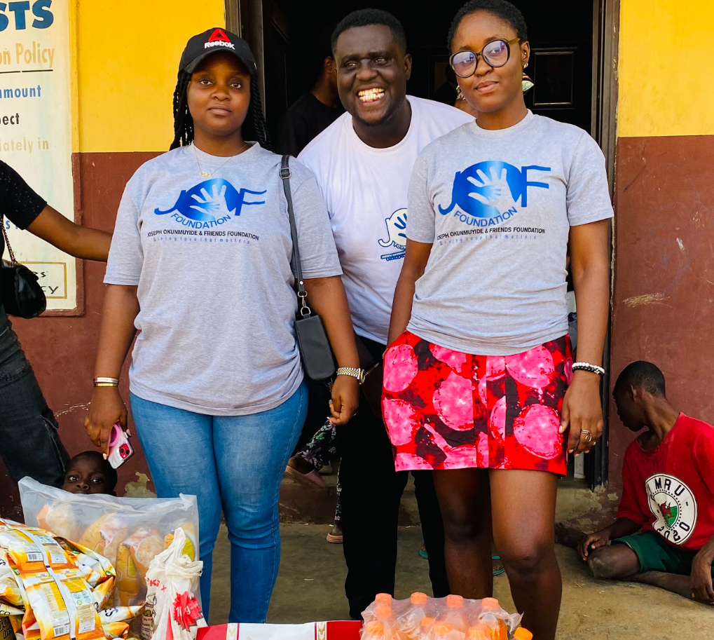 JOF Foundation team working with community